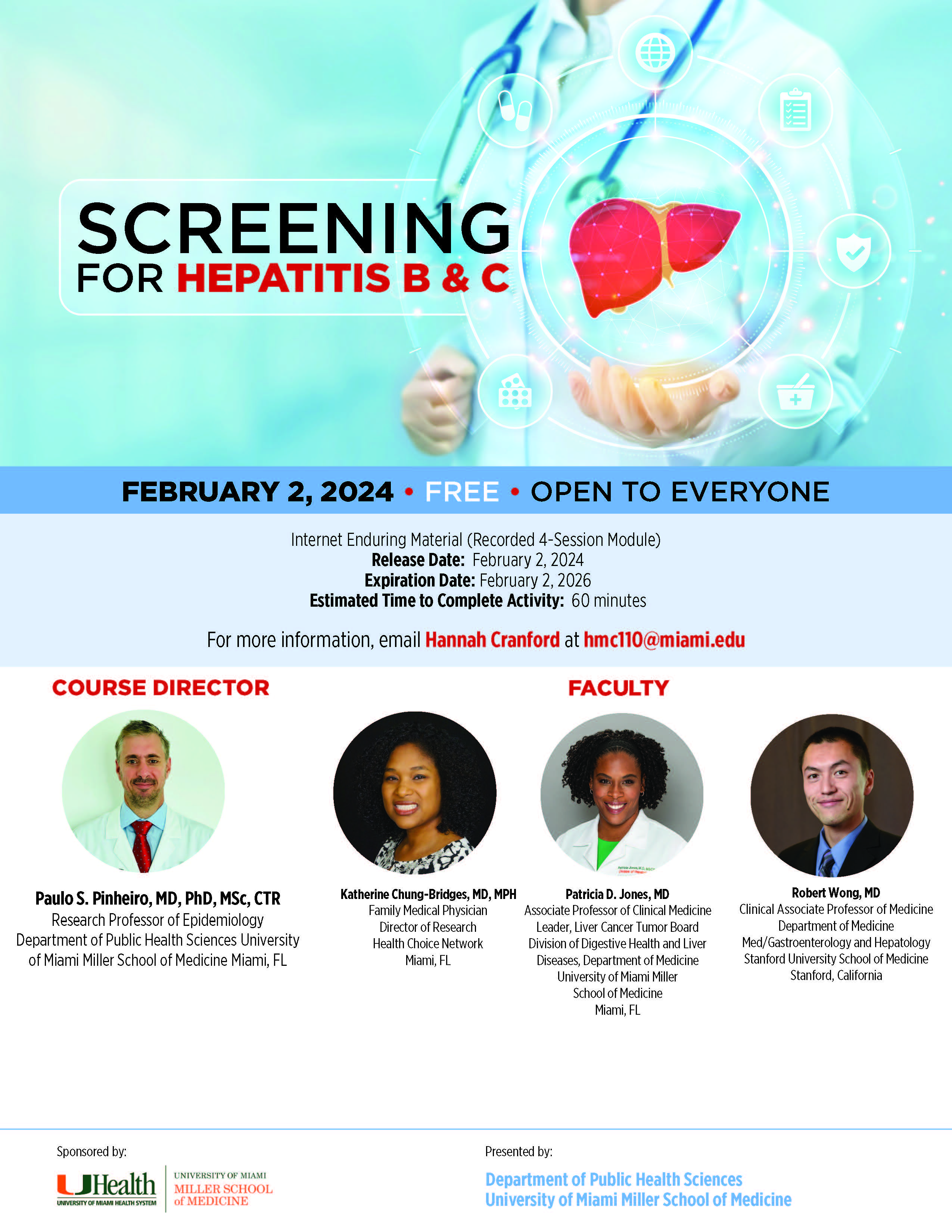 Screening for Hepatitis B and C Banner